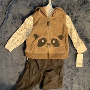 Woodland baby outfit